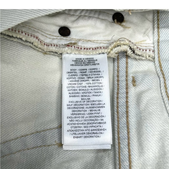 Polo Ralph Lauren Avery Boyfriend White Paint Splatter Jeans - Picture 8 of 10